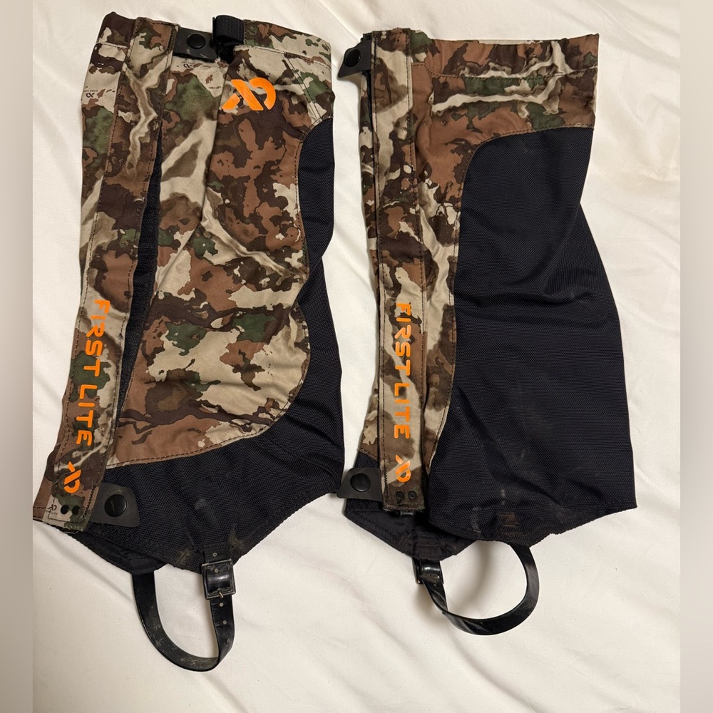First Lite Brambler Gaiters size Large